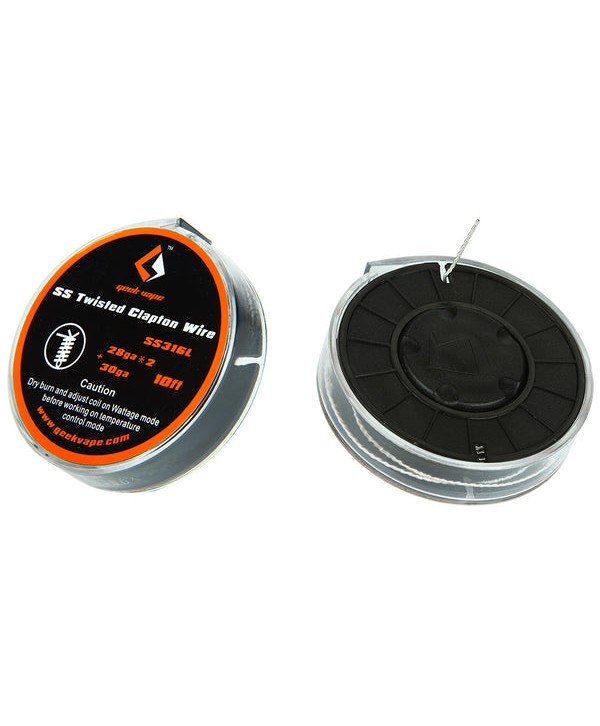 1PCS-PACK Geekvape SS Twisted Clapton TC Wire (28ga*2+30ga) 10FT