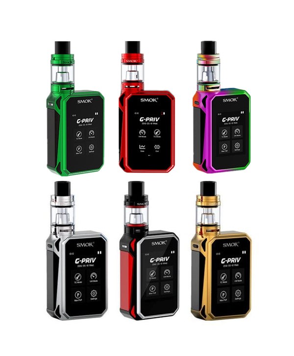 SMOK G-PRIV 220w Touch Screen 5.0ML Starter Kit With TFV8 Big Baby