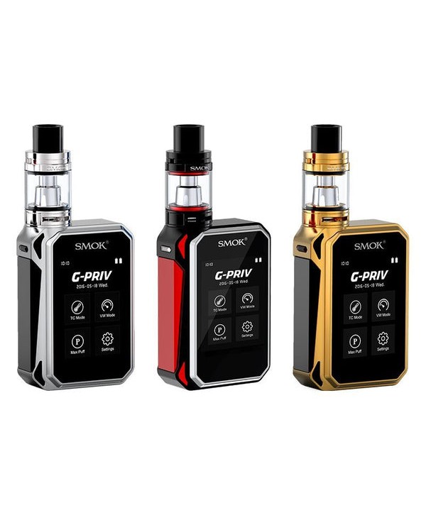 SMOK G-PRIV 220w Touch Screen 5.0ML Starter Kit With TFV8 Big Baby