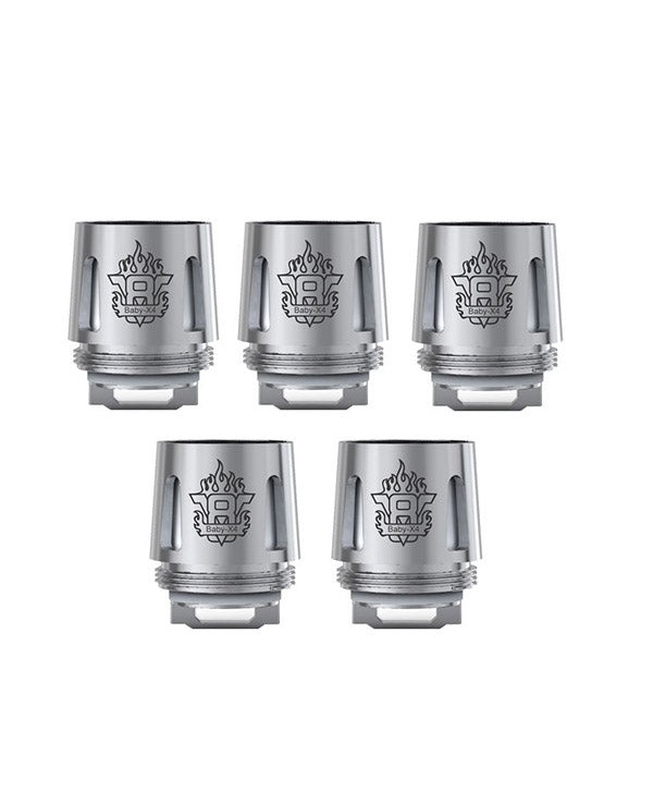 5PCS-PACK SMOK TFV8 Baby-X4 0.15 Ohm Coil Head