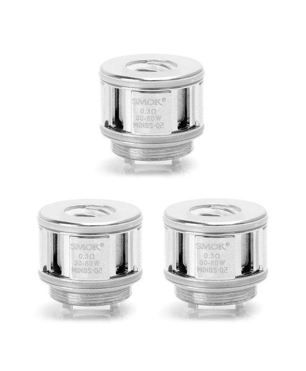 3PCS-PACK Smok Minos Q2 Core 0.3 Ohm Micro One 150 Replacement Coil Head