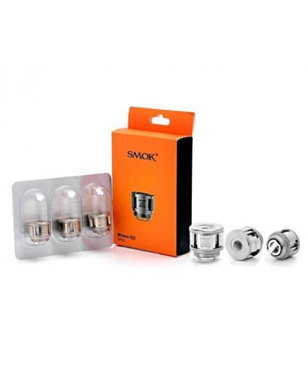 3PCS-PACK Smok Minos Q2 Core 0.3 Ohm Micro One 150 Replacement Coil Head