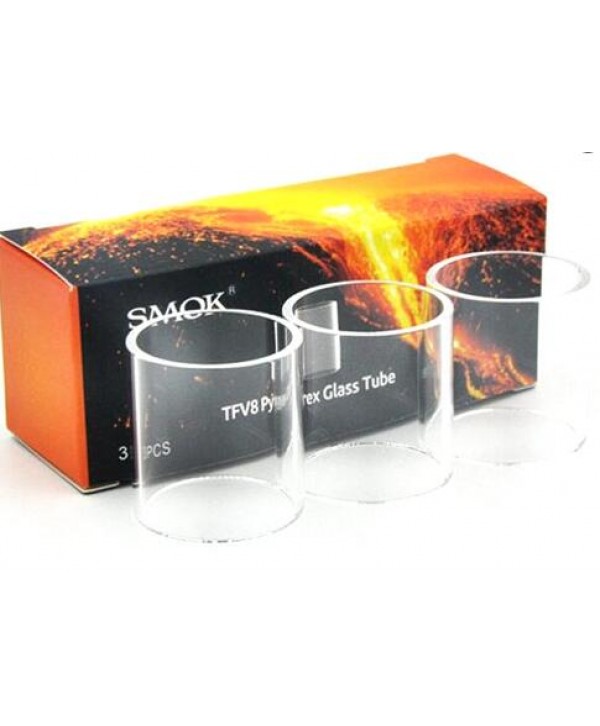 3PCS-PACK SMOK TFV8 Replacement Pyrex Glass Tube