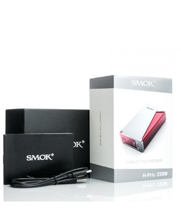 SMOK H-PRIV 220W TC Mod Kit by dual 18650 Batteries