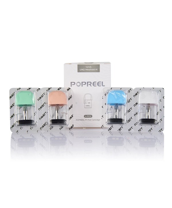 Uwell Popreel P1 Replacement Pod Cartridge 2ml (4pcs/pack) for Popreel P1 Kit / Popreel PK1 Kit