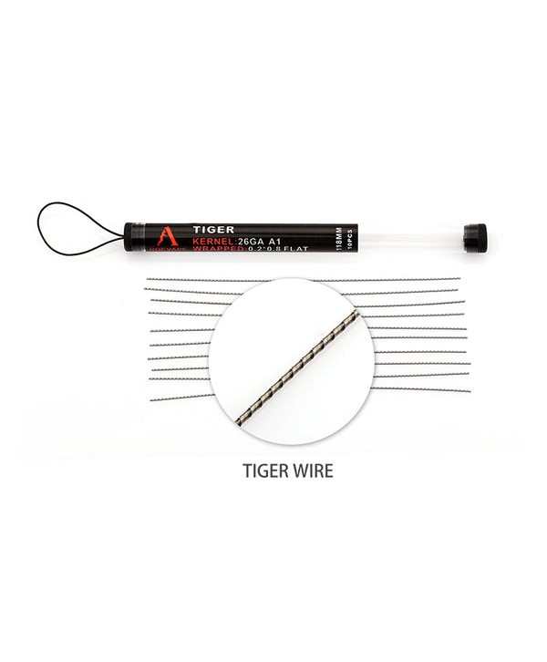 118mm*10PCS-PACK Rofvape Tiger Wire Shots (26GA+0.2*0.8)