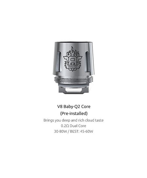 SMOK V8 Baby-Q2 0.4-0.6 Ohm Coil 5PCS-PACK