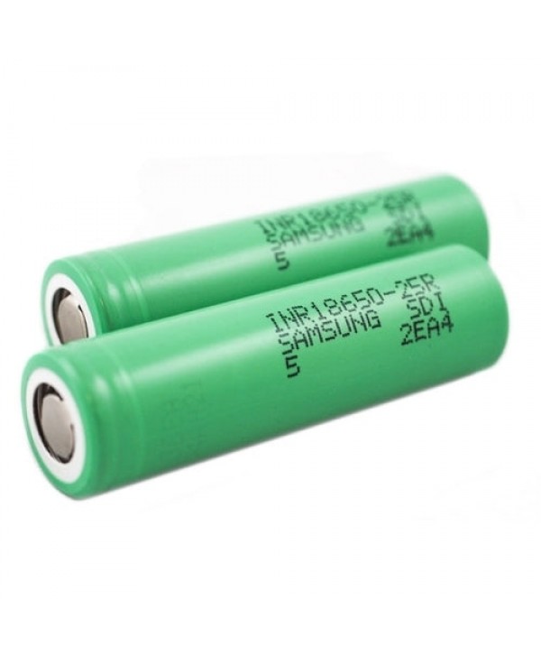 Samsung INR18650 25R Rechargeable Battery 2500mAh 20A